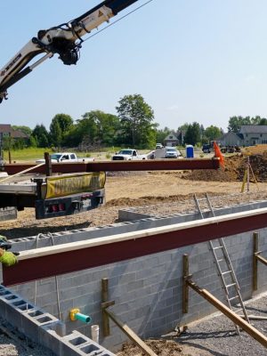 Setting-basement-steel